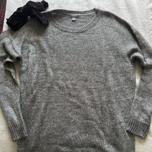 Halogen Charcoal Knit Sweater